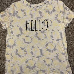 rae dunn tie dye t shirt